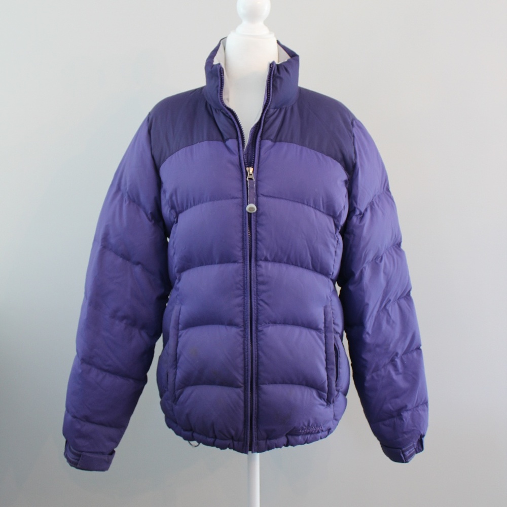 Purple LL Bean Down Coat